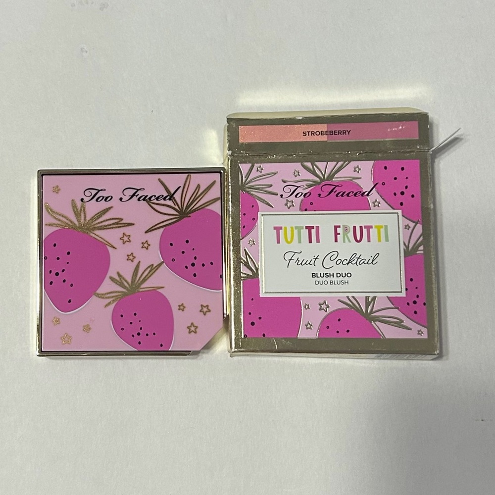Too Faced Tutti Frutti Blush Duo - Pink and Gold Packaging - Picture 3 of 3